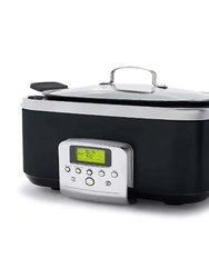 6-Qt. Ceramic Nonstick Slow Cooker - Black