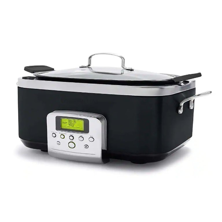 6-Qt. Ceramic Nonstick Slow Cooker - Black