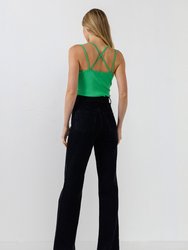 2 Straps Knit Bodysuit