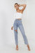 Asymmetric Wrap Jeans