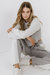 Color-block Loungewear Top - Heather Grey