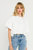 High-Low Cropped T-Shirt - White