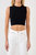 Knit Crew Neck Cropped Tank Top