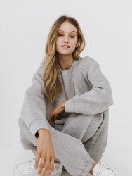 Loungewear Sweatshirt - Heather Gray - Heather Gray