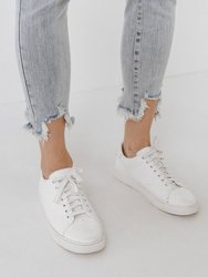 Mid Rise Distressed Ankle Skinny Jeans