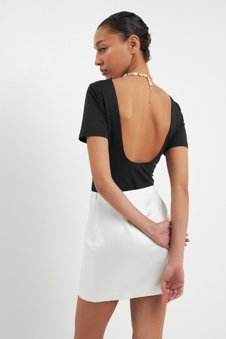 Scoop Back Bodysuit