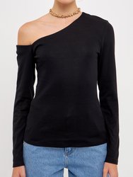 Soft Knit Asymmetrical Top