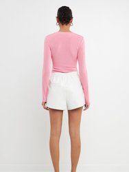 Soft Knit Shimmer Bodysuit