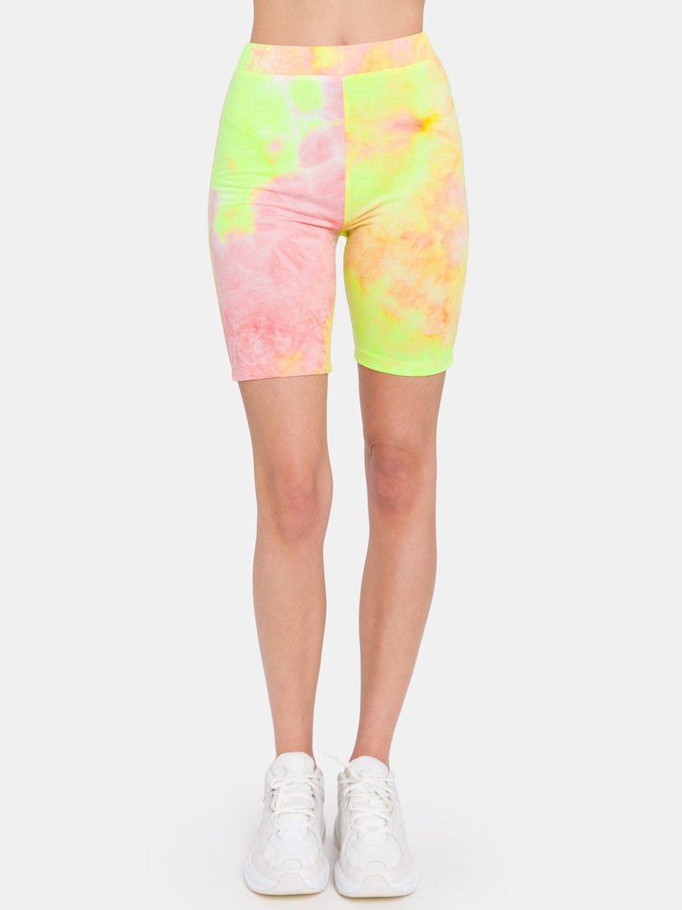 Tie Dye Biker Shorts