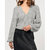 Allison Blouse In Silver - Silver