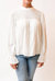 Cotton Eyelet Blouse In White - White