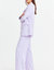 High Rise Wide Leg Trouser In Purple