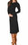 Honor Sweater Knit Midi Dress In Blk