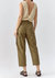 Izzy Cargo Barrel Pants In Deep Olive