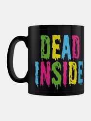 Dead Inside Mug - Black/Multicolored (One Size)