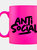 Grindstore Anti Social Mug (Pink/Black) (One Size) - Pink/Black