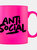 Grindstore Anti Social Mug (Pink/Black) (One Size)