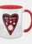Grindstore Be Mine Planchette Inner Two Tone Mug (White/Red) (One Size)