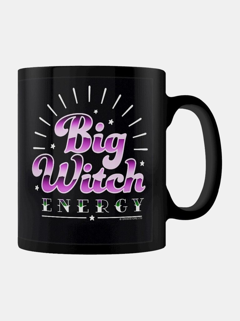 Grindstore Big Witch Energy Mug (Black/Purple) (One Size)