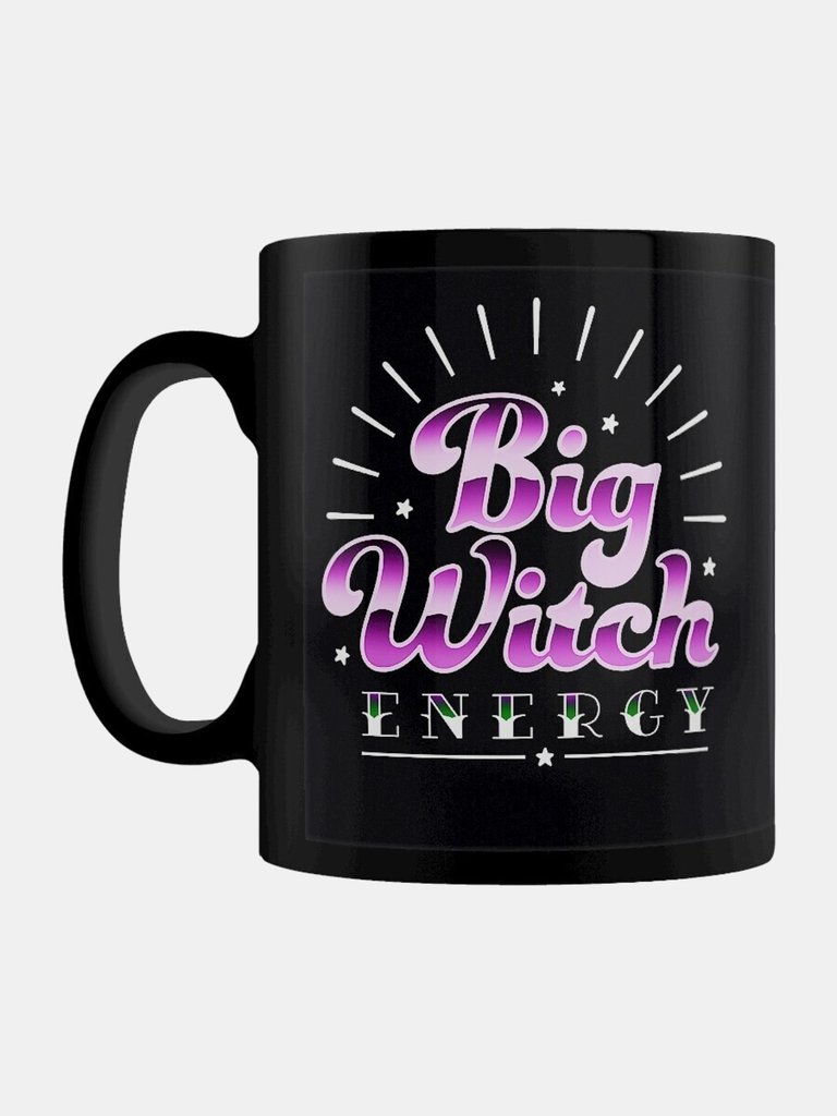 Grindstore Big Witch Energy Mug (Black/Purple) (One Size) - Black/Purple