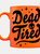 Grindstore Dead Tired Neon Mug (Orange/Black) (One Size) - Orange/Black