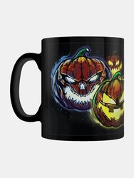 Grindstore Evil Pumpkin Heads Halloween Mug (Black/Orange) (One Size)