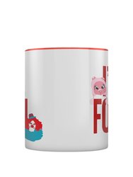 Grindstore I´d Kill For You Clown Inner Two Tone Mug (White/Red/Pink) (One Size)