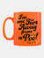 Grindstore I´m One Fart Away From A Poo! Mug (Neon Orange/Black) (One Size) - Neon Orange/Black