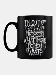 Grindstore I´m Out Of Bed and Dressed Mug (Black/White) (One Size) - Black/White