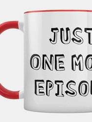 Grindstore Just One More Episode Inner Two Tone Mug (White/Red/Black) (One Size)