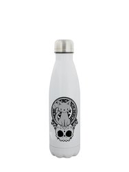 Grindstore Kitten Of The Night Water Bottle (White/Black/Gray) (One Size) - White/Black/Gray