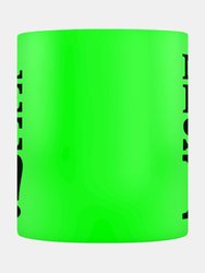 Grindstore Normal People Scare Me Neon Mug (Green/Black) (One Size)