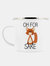 Grindstore Oh For Fox Sake Enamel Mug (White) (One Size) - White