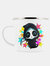 Grindstore Rainbow Reaper Enamel Mug (White/Black) (One Size)