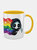 Grindstore Rainbow Reaper Mug (White/Yellow/Black) (One Size) - White/Yellow/Black