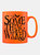 Grindstore Something Wicked Halloween Mug (Neon Orange/Black) (One Size) - Neon Orange/Black