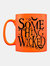 Grindstore Something Wicked Halloween Mug (Neon Orange/Black) (One Size)