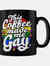 Grindstore This Coffee Made Me Gay Mug (Black/Multicolored) (One Size)