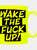 Grindstore Wake The Fuck Up Neon Mug (Yellow/Black) (One Size)