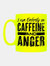 I Run Entirely On Caffeine And Anger Mug - One Size - Neon Yellow