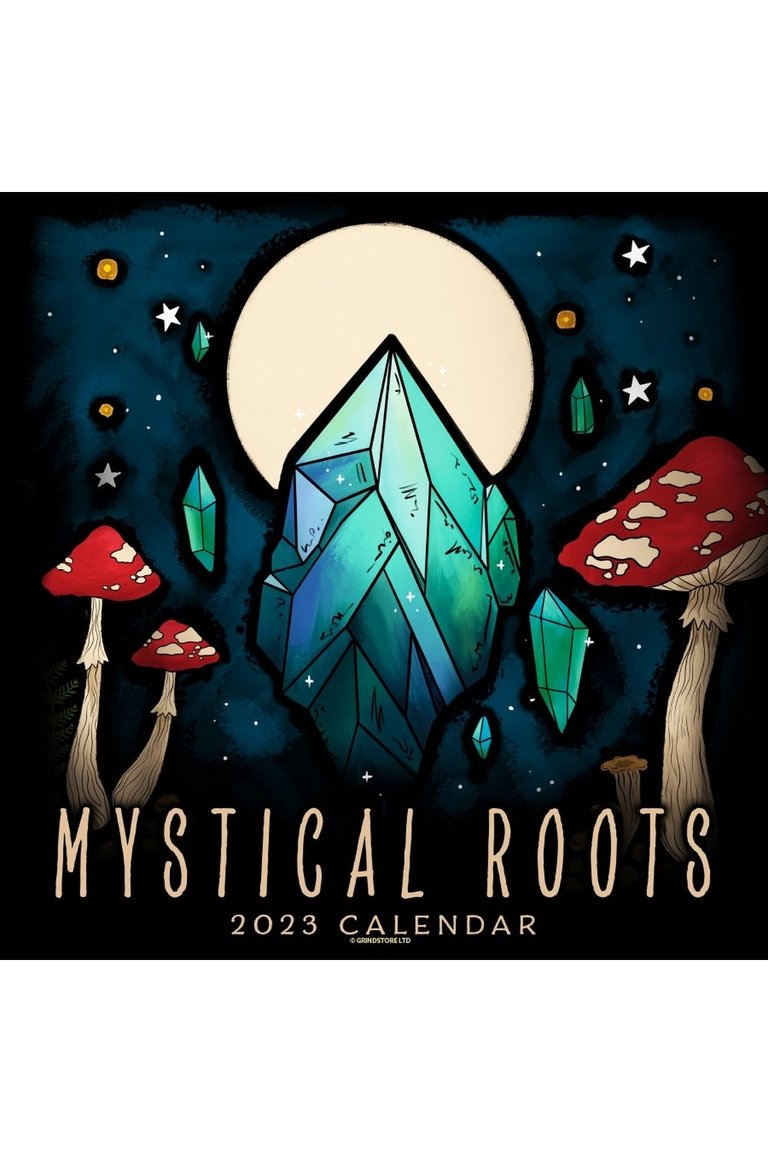 Mystical Roots 2023 Calendar - Black - Black