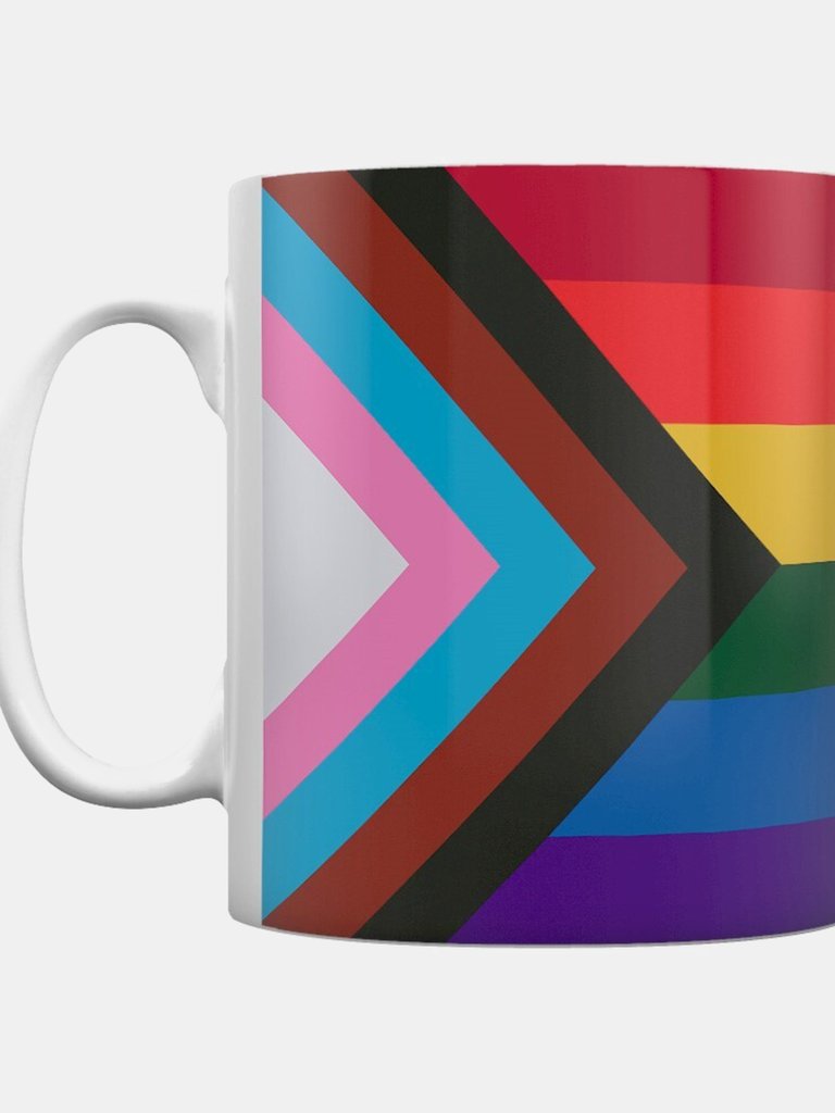 Progress Pride Mug - White/Multicoloured (One Size) - White/Multicolored