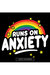 Runs On Anxiety 2023 Wall Calendar - Black/Multicolored