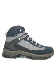 Mens Excalibur Suede Walking Boots (Blue/Gray) - Blue/Gray