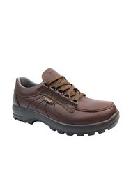 Mens Kielder Grain Leather Walking Shoes - Brown