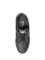 Mens Livingston Leather Walking Shoes - Black