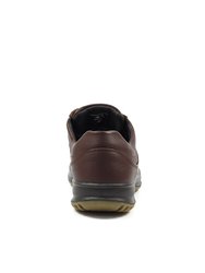 Mens Livingston Leather Walking Shoes - Brown