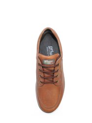 Mens Livingston Leather Walking Shoes - Tan