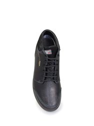 Mens Lomond Leather Walking Shoes - Black