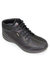 Mens Lomond Leather Walking Shoes - Black - Black